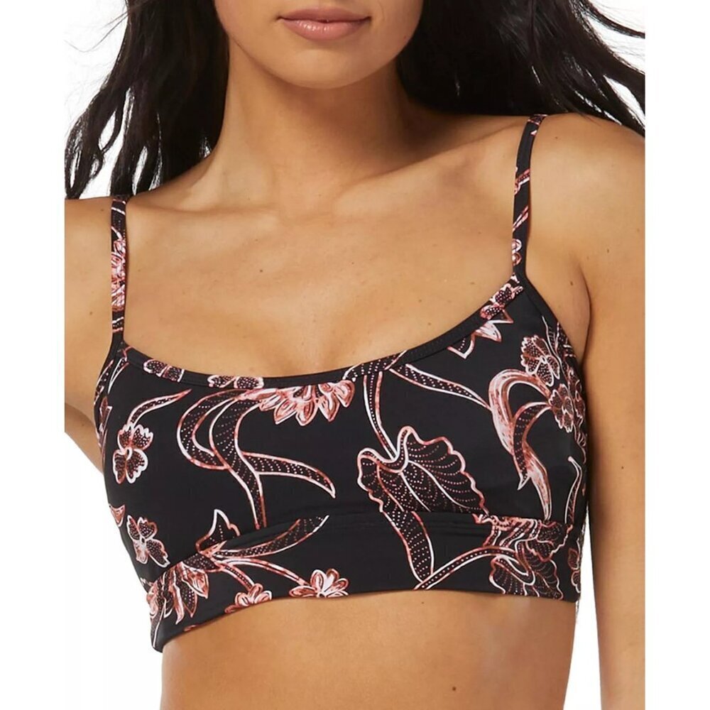 Sundazed Juniors Size XS Gianna Floral Printed Midline Bikini Swim Top 2603